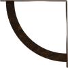 image2W x 20D x 20H Bulwark Steel Bracket Hammered WhiteAntiqued Bronze