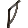 image2W x 20D x 20H Bulwark Steel Bracket Hammered WhiteAntiqued Bronze