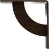 image2W x 20D x 20H Bulwark Steel Bracket Hammered WhiteAntiqued Bronze