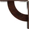 image2W x 20D x 20H Bulwark Steel Bracket Hammered WhiteAntiqued Copper