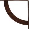 image2W x 20D x 20H Bulwark Steel Bracket Hammered WhiteAntiqued Copper