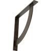 image2W x 20D x 20H Bulwark Steel Bracket Hammered WhiteAntiqued Pale Gold