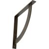 image2W x 20D x 20H Bulwark Steel Bracket Hammered WhiteAntiqued Pale Gold