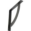 image2W x 20D x 20H Bulwark Steel Bracket Hammered WhiteAntiqued Pewter