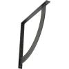 image2W x 20D x 20H Bulwark Steel Bracket Hammered WhiteAntiqued Silver