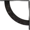 image2W x 20D x 20H Bulwark Steel Bracket Hammered WhiteAntiqued Silver