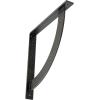 image2W x 20D x 20H Bulwark Steel Bracket Hammered WhiteAntiqued Silver