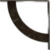 image2W x 20D x 20H Bulwark Steel Bracket Hammered WhiteAntiqued Warm Silver