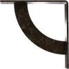 image2W x 20D x 20H Bulwark Steel Bracket Hammered WhiteAntiqued Warm Silver
