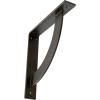 image2W x 20D x 20H Bulwark Steel Bracket Hammered WhiteAntiqued Warm Silver