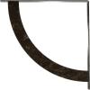 image2W x 20D x 20H Bulwark Steel Bracket Hammered WhiteAntiqued Warm Silver