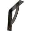image2W x 20D x 20H Bulwark Steel Bracket Hammered WhiteAntiqued Warm Silver