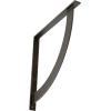 image2W x 20D x 20H Bulwark Steel Bracket Hammered WhiteAntiqued Warm Silver