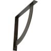 image2W x 20D x 20H Bulwark Steel Bracket Hammered WhiteAntiqued Warm Silver