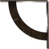 image2W x 20D x 20H Bulwark Steel Bracket Hammered WhiteAntiqued Warm Silver