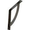 image2W x 20D x 20H Bulwark Steel Bracket Hammered WhiteAntiqued Warm Silver