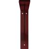 image2W x 20D x 20H Bulwark Steel Bracket Hammered WhiteHammered Bright Red