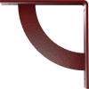 image2W x 20D x 20H Bulwark Steel Bracket Hammered WhiteHammered Bright Red