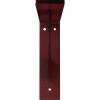 image2W x 20D x 20H Bulwark Steel Bracket Hammered WhiteHammered Bright Red