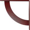 image2W x 20D x 20H Bulwark Steel Bracket Hammered WhiteHammered Bright Red