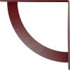 image2W x 20D x 20H Bulwark Steel Bracket Hammered WhiteHammered Bright Red