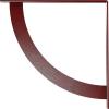 image2W x 20D x 20H Bulwark Steel Bracket Hammered WhiteHammered Bright Red