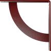 image2W x 20D x 20H Bulwark Steel Bracket Hammered WhiteHammered Bright Red