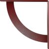 image2W x 20D x 20H Bulwark Steel Bracket Hammered WhiteHammered Bright Red
