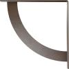 image2W x 20D x 20H Bulwark Steel Bracket Hammered WhiteHammered Brown