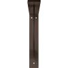image2W x 20D x 20H Bulwark Steel Bracket Hammered WhiteHammered Brown