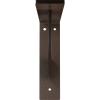 image2W x 20D x 20H Bulwark Steel Bracket Hammered WhiteHammered Brown