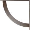 image2W x 20D x 20H Bulwark Steel Bracket Hammered WhiteHammered Brown