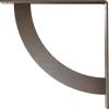image2W x 20D x 20H Bulwark Steel Bracket Hammered WhiteHammered Brown