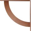 image2W x 20D x 20H Bulwark Steel Bracket Hammered WhiteHammered Copper