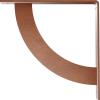 image2W x 20D x 20H Bulwark Steel Bracket Hammered WhiteHammered Copper