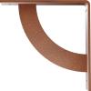 image2W x 20D x 20H Bulwark Steel Bracket Hammered WhiteHammered Copper