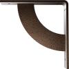 image2W x 20D x 20H Bulwark Steel Bracket Hammered WhiteHammered Dark Bronze