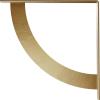 image2W x 20D x 20H Bulwark Steel Bracket Hammered WhiteHammered Gold