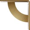 image2W x 20D x 20H Bulwark Steel Bracket Hammered WhiteHammered Gold