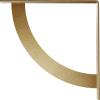 image2W x 20D x 20H Bulwark Steel Bracket Hammered WhiteHammered Gold