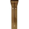 image2W x 20D x 20H Bulwark Steel Bracket Hammered WhiteHammered Gold