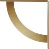 image2W x 20D x 20H Bulwark Steel Bracket Hammered WhiteHammered Gold