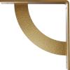 image2W x 20D x 20H Bulwark Steel Bracket Hammered WhiteHammered Gold