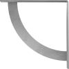 image2W x 20D x 20H Bulwark Steel Bracket Hammered WhiteHammered Gray