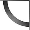 image2W x 20D x 20H Bulwark Steel Bracket Hammered WhiteHammered Silver