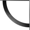 image2W x 20D x 20H Bulwark Steel Bracket Hammered WhiteHammered Silver