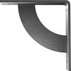 image2W x 20D x 20H Bulwark Steel Bracket Hammered WhiteHammered Silver
