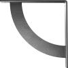 image2W x 20D x 20H Bulwark Steel Bracket Hammered WhiteHammered Silver