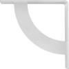 image2W x 20D x 20H Bulwark Steel Bracket Hammered WhiteHammered White