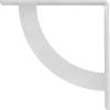 image2W x 20D x 20H Bulwark Steel Bracket Hammered WhiteHammered White